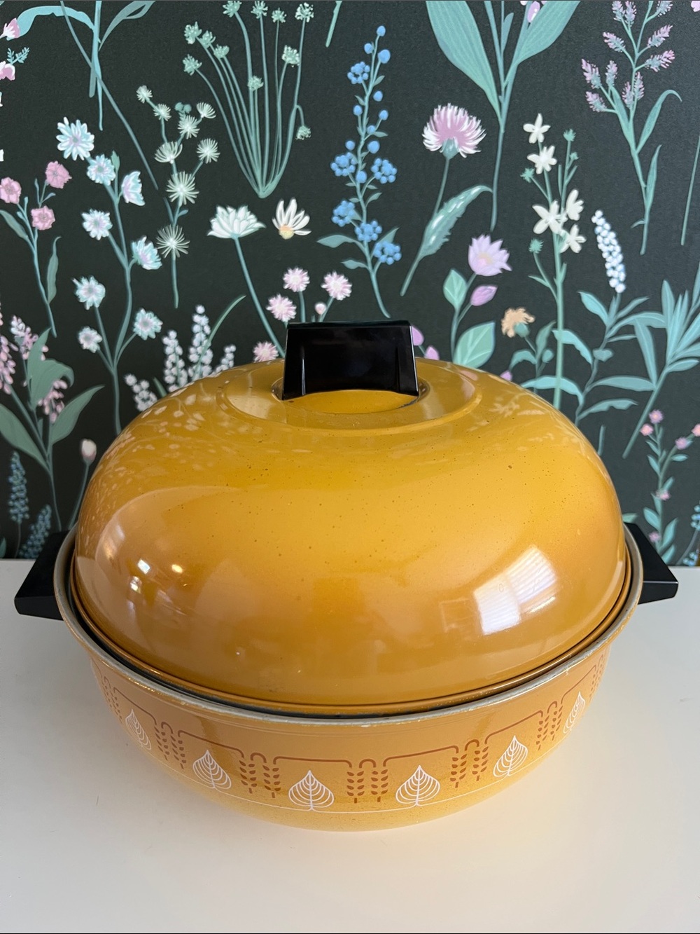 VINTAGE West Bend Serving Oven Retro Bun Warmer Stovetop Steamer MCM kitchen 70s